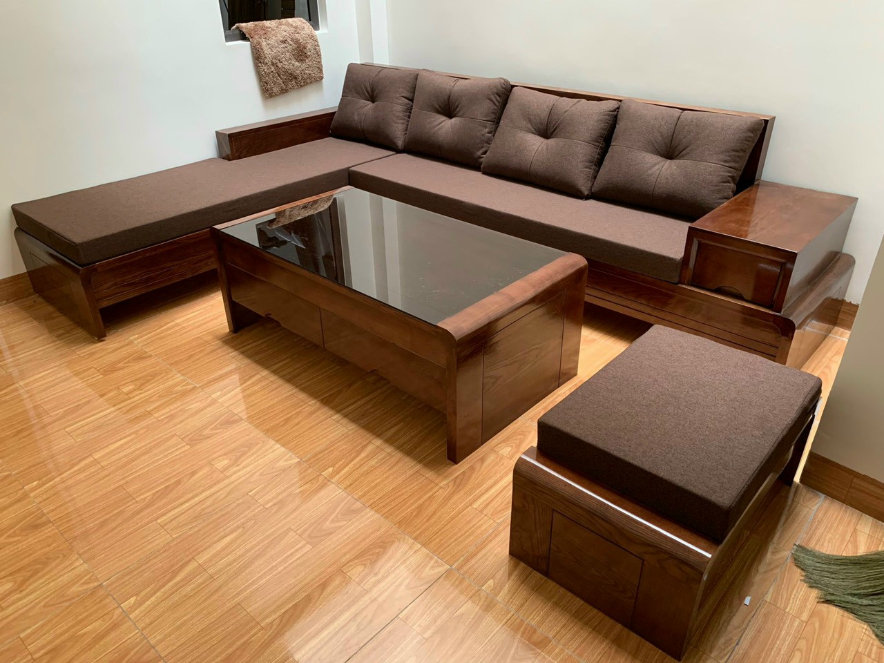 Sofa Gỗ Phòng Khách Đẹp Mẫu Mới 2023
